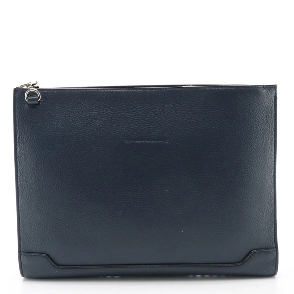 Christian Louboutin Convertible Skypouch Clutch Grained Calfskin Leather - EUC - Picture 3 of 16